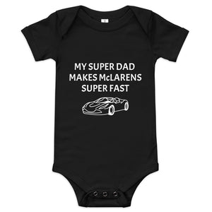 DERICKS McLAREN ONESIE