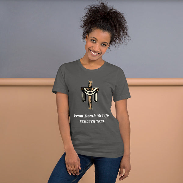 FROM DEATH TO LIFE BAPTISM SHIRT