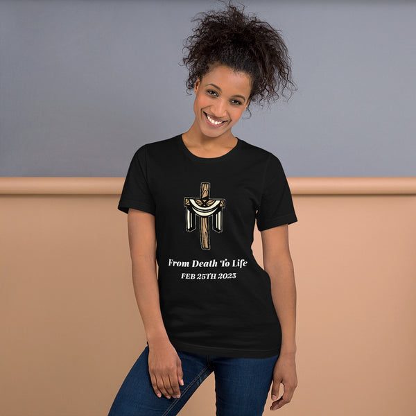 FROM DEATH TO LIFE BAPTISM SHIRT