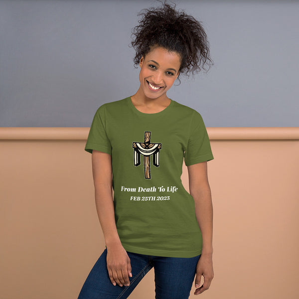 FROM DEATH TO LIFE BAPTISM SHIRT