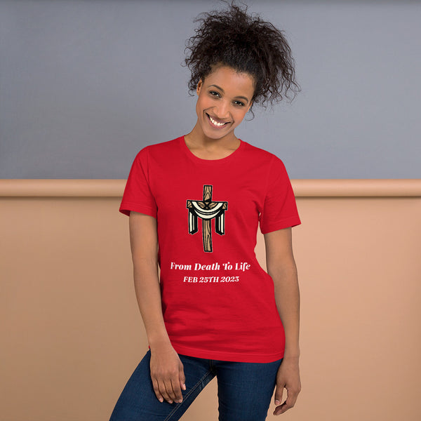 FROM DEATH TO LIFE BAPTISM SHIRT