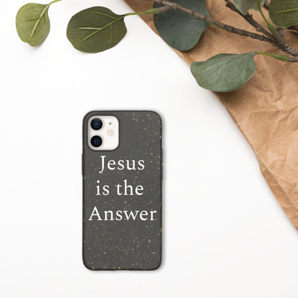 Jesus is the Answer iPhone case