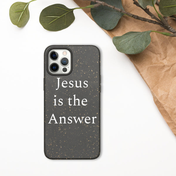 Jesus is the Answer iPhone case