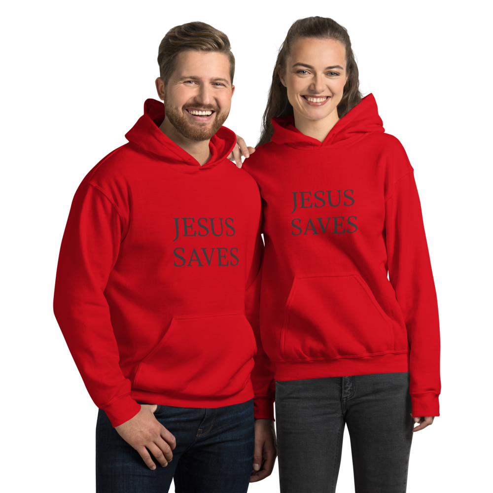 Jesus Saves Multi-Colored Unisex Hoodie