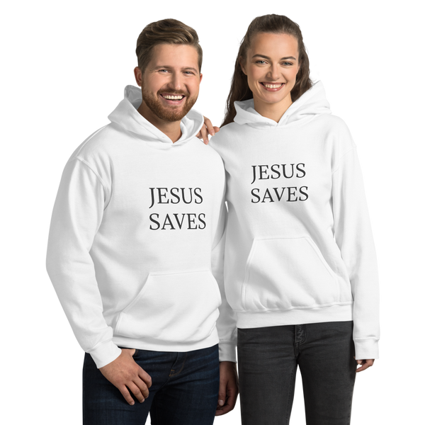 Jesus Saves Multi-Colored Unisex Hoodie