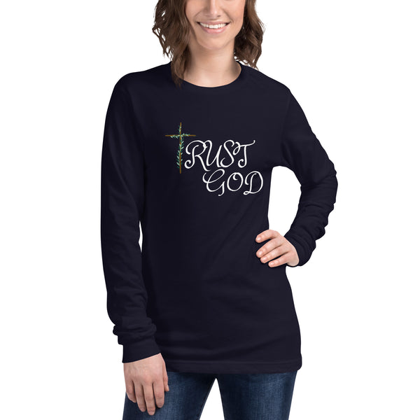 "Trust God" Long-sleeved Tee