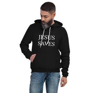 Jesus Saves (Dark Colors Unisex hoodie)